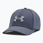 Berretto da baseball Under Armour Blitzing da uomo, grigio acquazzone/blu porto