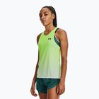 Canotta da corsa Under Armour Rush Cicada Singlet Donna lime surge/halo grigio/nero