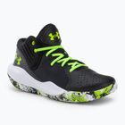 Under Armour Gs Jet '21 scarpe da basket per bambini nero / bianco / lime surge