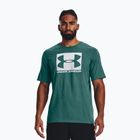 Maglietta Under Armour Boxed Sportstyle coastal bianca/verde da uomo
