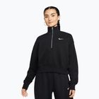 Felpa donna Nike Sportswear Phoenix Fleece 1/2 Zip Cropped black/sail