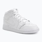 Scarpe da bambino Nike Jordan 1 Mid white/white/white