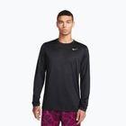 Uomo Nike Dri-FIT Legend manica lunga da allenamento nero/argento opaco