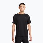 Maglietta da corsa Nike Miler Dri-Fit UV da uomo, nero