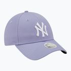 Cappello da baseball donna New Era Wmns League Ess 940 Nyy Lvd viola pastello