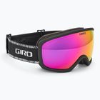 Occhiali da sci da donna Giro Millie black&white chute/pink