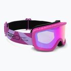 Maschera da sci junior Giro Chico 2.0 Jr pink flow/amber pink