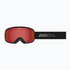 Maschera da sci Giro Cruz black tan stacked/amber scarlet