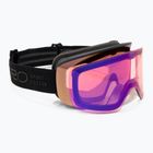 Maschera da sci da donna Giro Ella black rails/vivid rose gold/vivid infrared