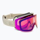 Maschera da sci donna Giro Ella stone rails/vivid pink/vivid infrared