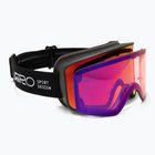 Maschera da sci Giro Method black stacked/vivid ember/vivid infrared