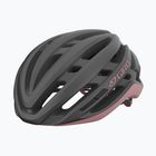 Casco da bici Giro Agilis Integrated MIPS opaco metallizzato carbone/rosa polveroso