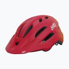 Casco da bici per bambini Giro Fixture II rosso opaco sfumato