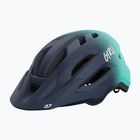 Giro Fixture II Integrated MIPS casco da bici per bambini blu notte opaco/screaming teal/fade