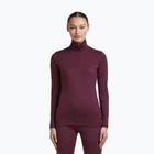 Felpa termica donna Icebreaker 200 Oasis LS Half Zip dark berry