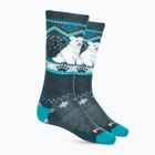 Calzini Smartwool per bambini Wintersport Full Cushion Polar Bear Pattern OTC blu notte