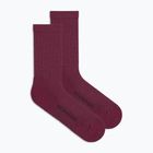 Calze da donna Icebreaker Merino Lifestyle Light Crew dark berry
