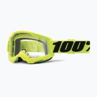 100% Occhiali da ciclismo Strata 2 giallo fluo/chiaro