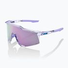 100% Speedcraft occhiali da sole lucidi traslucidi lavanda/iper lavanda a specchio