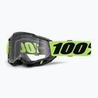 Occhiali da ciclismo per bambini 100% Accuri 2 Junior neon yellow/clear