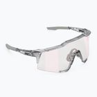 100% Occhiali da sole Speedcraft lucidi grigio traslucido/fotocromie a specchio oro rosa
