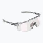 100% Speedcraft SL occhiali da sole lucidi grigio traslucido/oro rosa mirr fotochr