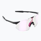 100% Hypercraft SQ occhiali da sole neri lucidi/fotocromatici a specchio viola