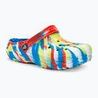 Crocs Classic Lined Marbled Clog zolfo/multi infradito per bambini