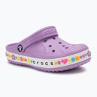 Zoccoli Crocs Bayaband Charm Band per bambini, orchidea