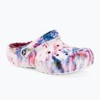 Crocs Classic foderato Tie Dye Clog donna bordeaux/multi infradito