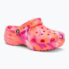 Infradito Crocs Classic Platform Marbled guava/multi da donna