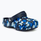 Ciabatte Crocs Baya Graphic Clog navy per bambini