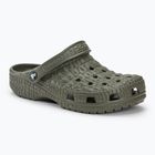 Infradito Crocs Classic Crocskin oliva polveroso