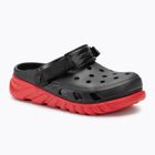 Infradito Crocs Duet Max II Clog nero/rosso scuro