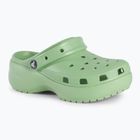Crocs Classic Platform Clog Ciabatte donna verde chiaro