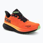 Scarpe da corsa da uomo HOKA Clifton 9 arancione acceso/vibrante