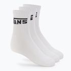 Vans Classic Half Crew calze da uomo 3 paia bianco