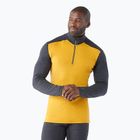 Uomo Smartwool Merino 250 Baselayer 1/4 Zip boxed thermal longsleeve charcoal honey gold