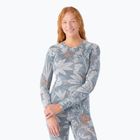 Maglia termica da donna Smartwool Merino 250 Baselayer Crew Boxed winter sky floral