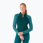 Maglia termica da donna Smartwool Classic Thermal Merino Baselayer 1/4 Zip Boxed emerald