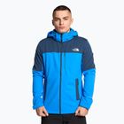 Giacca softshell da uomo The North Face Diablo Softshell Cappuccio staccabile blu ottico/blu scuro