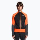 Giacca softshell da uomo The North Face Dawn Turn Softshell FZ nero/arancio shocking/grigio asfalto