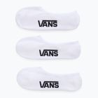 Vans Classic No Show calze da uomo 3 paia bianco