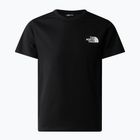 Maglietta The North Face Simple Dome da bambino, nero