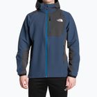 Giacca softshell da uomo The North Face AO Softshell Hoodie blu ombra/grigio asfalto