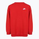 Felpa Nike Sportswear Club Fleece da bambino rosso universitario/bianco
