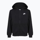 Felpa bambini Nike Club Fleece black/white