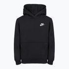 Felpa per bambini Nike Sportswear Club Fleece black/white
