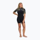Muta da nuoto donna ROXY 2.0 mm Swell Natural Back Zip SS Springsuit black floral