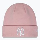 New Era Donna Essential Cuff Beanie New York Yankees rosa pastello
